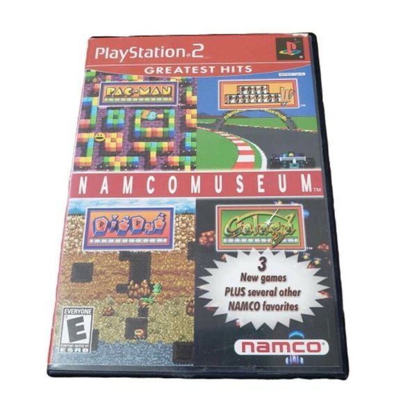 PS2 Namco Museum Pac Man Video Game Greatest Hits Rated E Sony PlayStation 2 - Picture 1 of 4